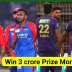 DC vs kkr Dream 11 Pridiction Today